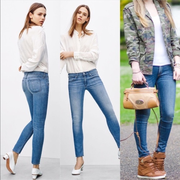 rag & bone Denim - RAG & BONE Capri Skinny Jeans Rae Wash {Z20}